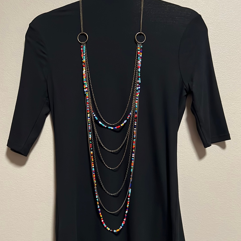 Rachel Multi-Strand Beaded Necklace